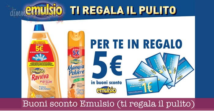 Buoni sconto Emulsio