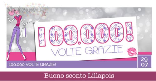 Buono sconto Lillapois