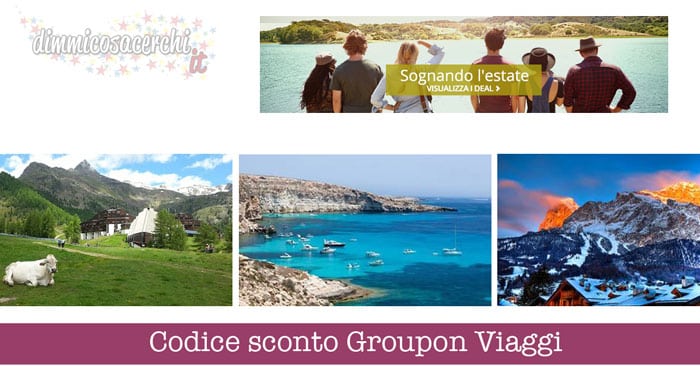 Codice sconto Groupon Viaggi