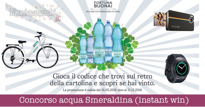 Concorso acqua Smeraldina