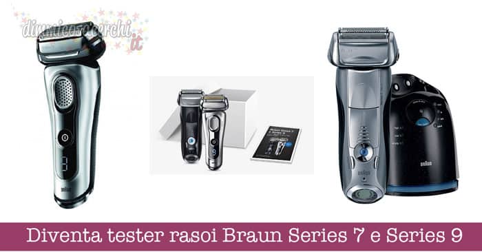 Diventa tester rasoi Braun