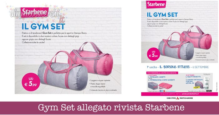 Gym Set allegato rivista Starbene