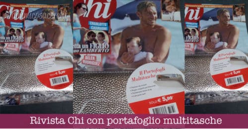 Rivista Chi con portafoglio multitasche