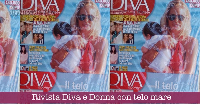 Rivista Diva e Donna con telo mare