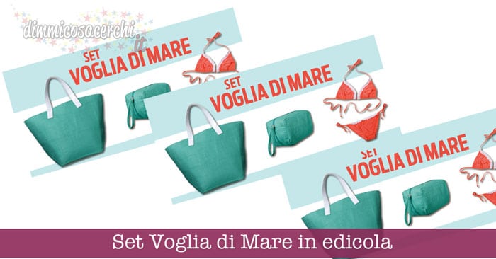 Set Voglia di Mare in edicola