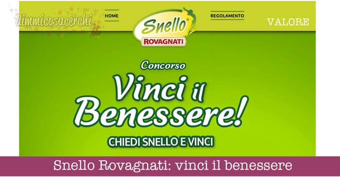 Snello Rovagnati concorso