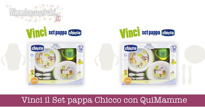 Vinci il Set pappa Chicco con QuiMamme