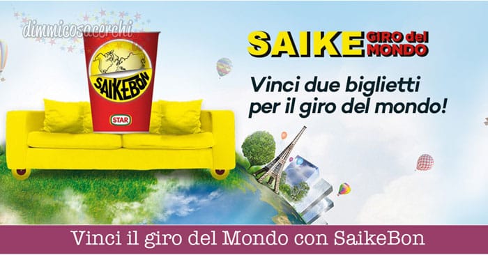 Vinci il giro del Mondo con SaikeBon: voucher viaggio x 2 da 8.000€