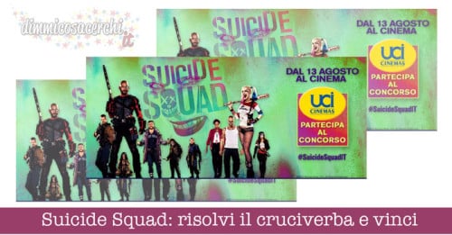 Suicide Squad: risolvi il cruciverba e vinci