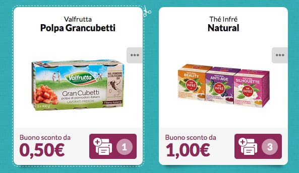 coupon alimentari