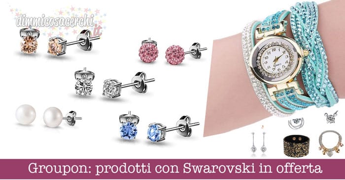 prodotti con Swarovski in offerta