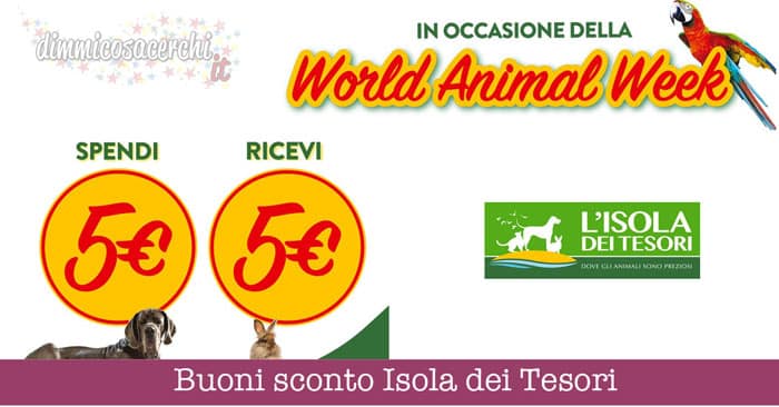 Buoni sconto Isola dei Tesori