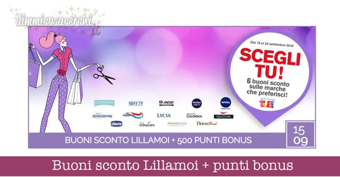 Buoni sconto Lillamoi