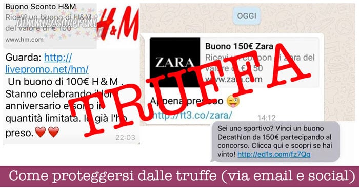 Come proteggersi dalle truffe