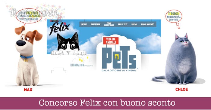 Concorso Felix vita da animali