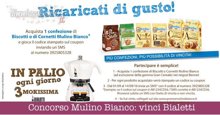 Concorso Mulino Bianco: vinci Bialetti