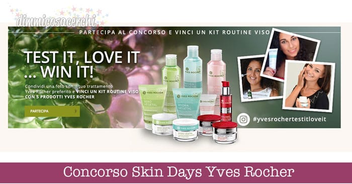 Concorso Skin Days Yves Rocher