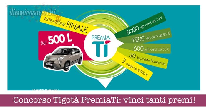 Concorso Tigotà PremiaTi