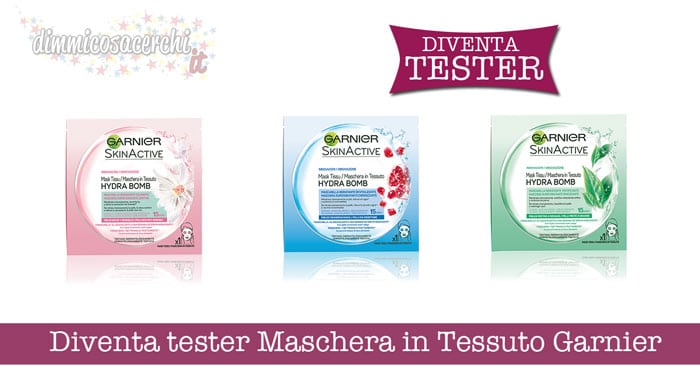 Diventa tester Maschera in Tessuto Garnier