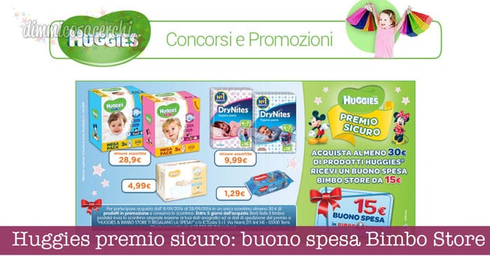 Huggies premio sicuro