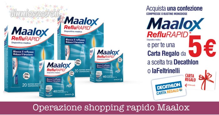 Operazione shopping rapido Maalox