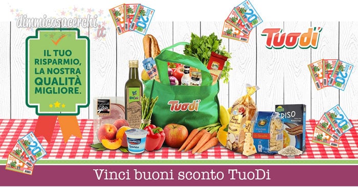 Vinci buoni sconto TuoDi