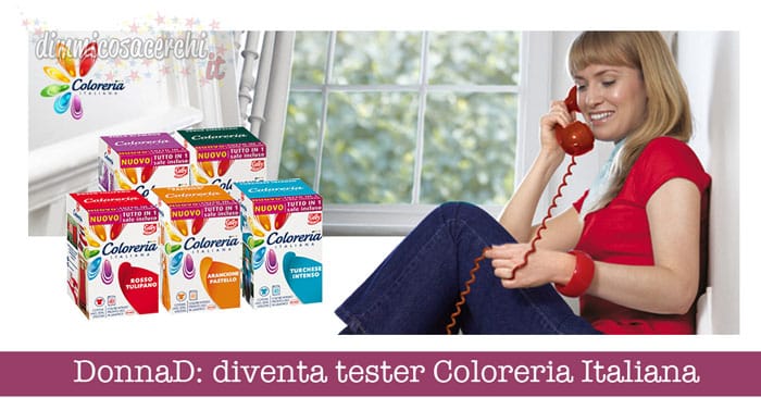 DonnaD: diventa tester Coloreria Italiana (1.500 utenti)