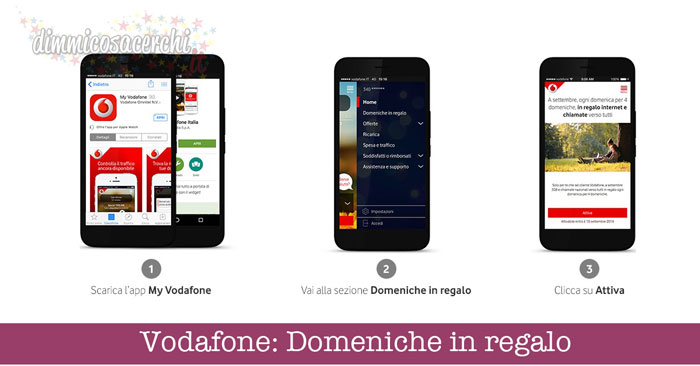 Vodafone: Domeniche in regalo (internet e chiamate gratis)