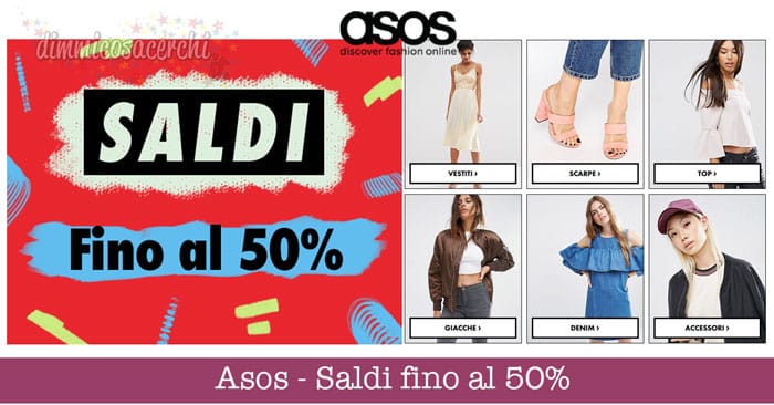 Asos - Saldi fino al 50% (con tante occasioni di risparmio!)