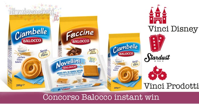 Concorso Balocco instant win