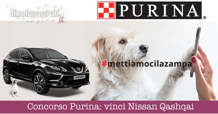 Concorso Purina: vinci Nissan Qashqai. Partecipa gratis!