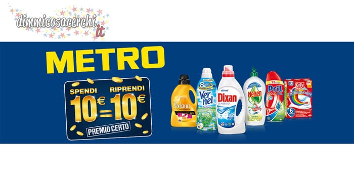 Spendi e Riprendi Dixan supermercati Metro