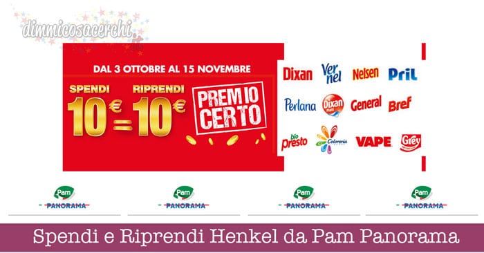 Spendi e Riprendi Henkel da Pam Panorama