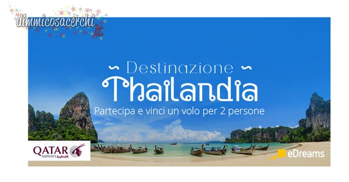 Vinci volo per la Thailandia con eDreams