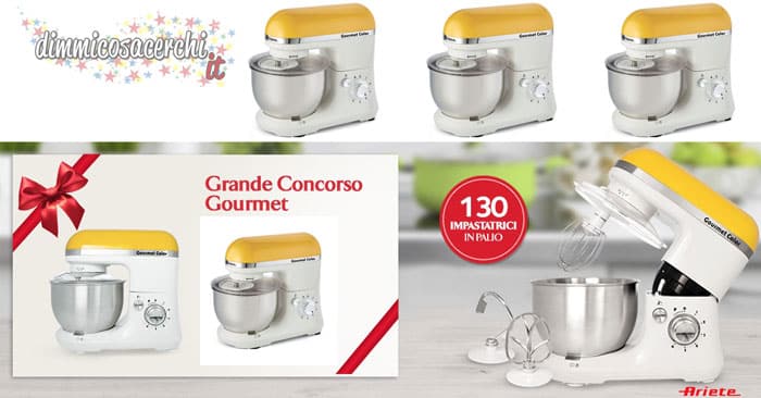 Concorso Fratelli Carli, vinci Impastatrice Ariete Gourmet - DimmiCosaCerchi