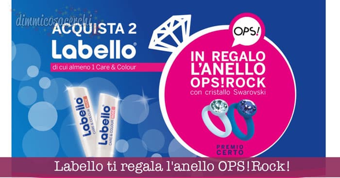 Labello ti regala l'anello OPS!Rock!