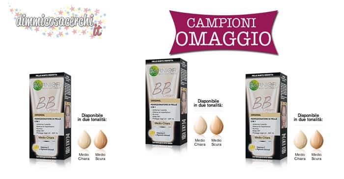 Campioni omaggio BBcream Garnier Original