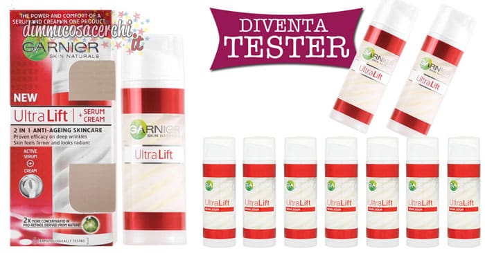 Diventa tester Garnier Ultralift Serum