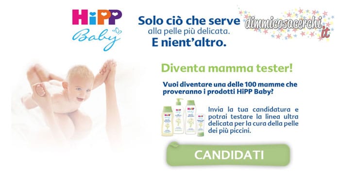 Diventa tester Hipp Baby