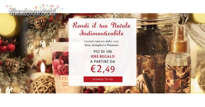 Idee regalo Natale Bottega Verde