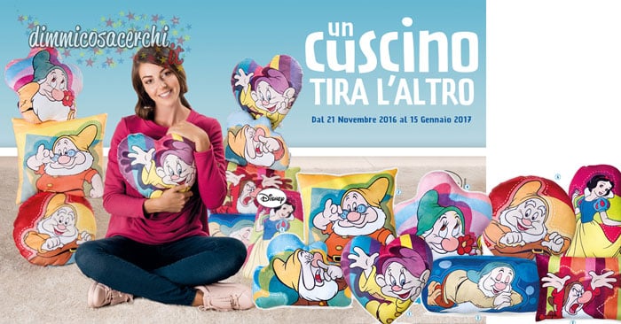 Raccolta cuscini Disney