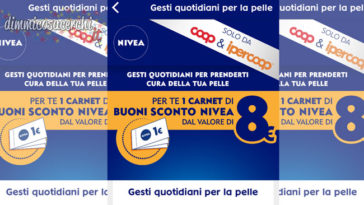 Ricevi un Carnet di buoni sconto Nivea
