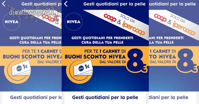 Ricevi un Carnet di buoni sconto Nivea