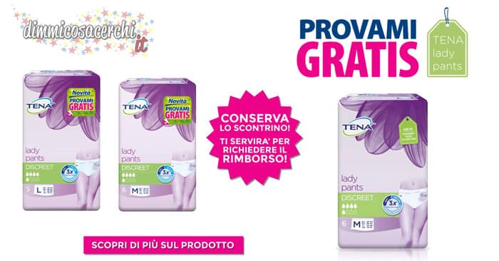 tena pants provami gratis