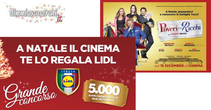 Vinci buoni cinema con LIDL