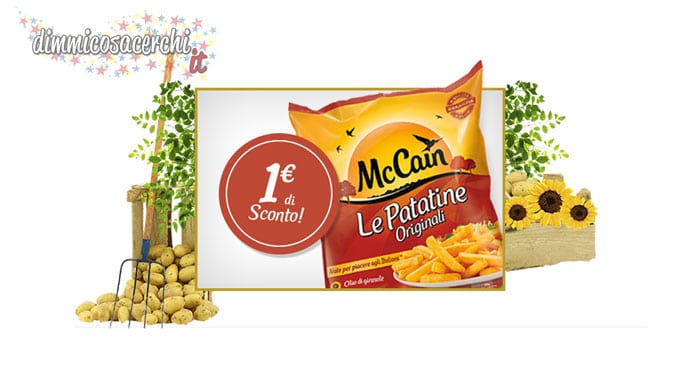 Buono sconto Patatine Originali McCain