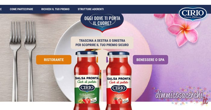 Cirio ti regala un premio sicuro