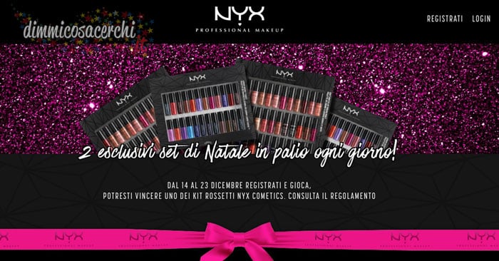 Concorso Nyx Cosmetics di Natale