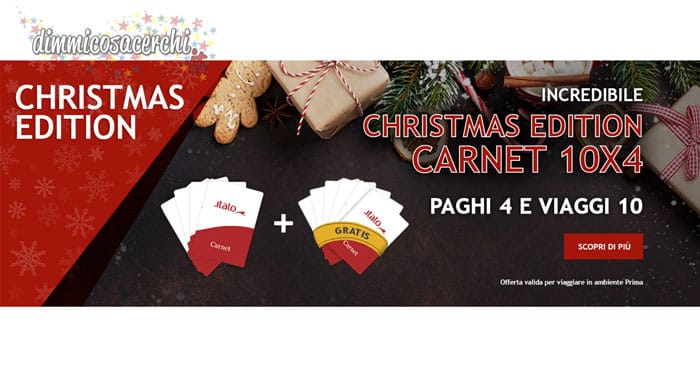 Italo Treno Carnet Christmas Edition