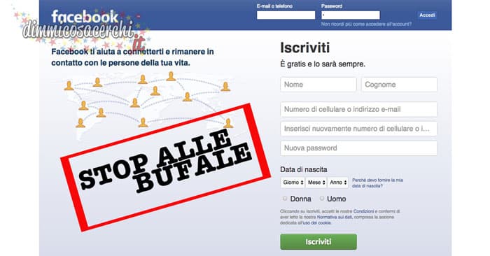 bufale facebook